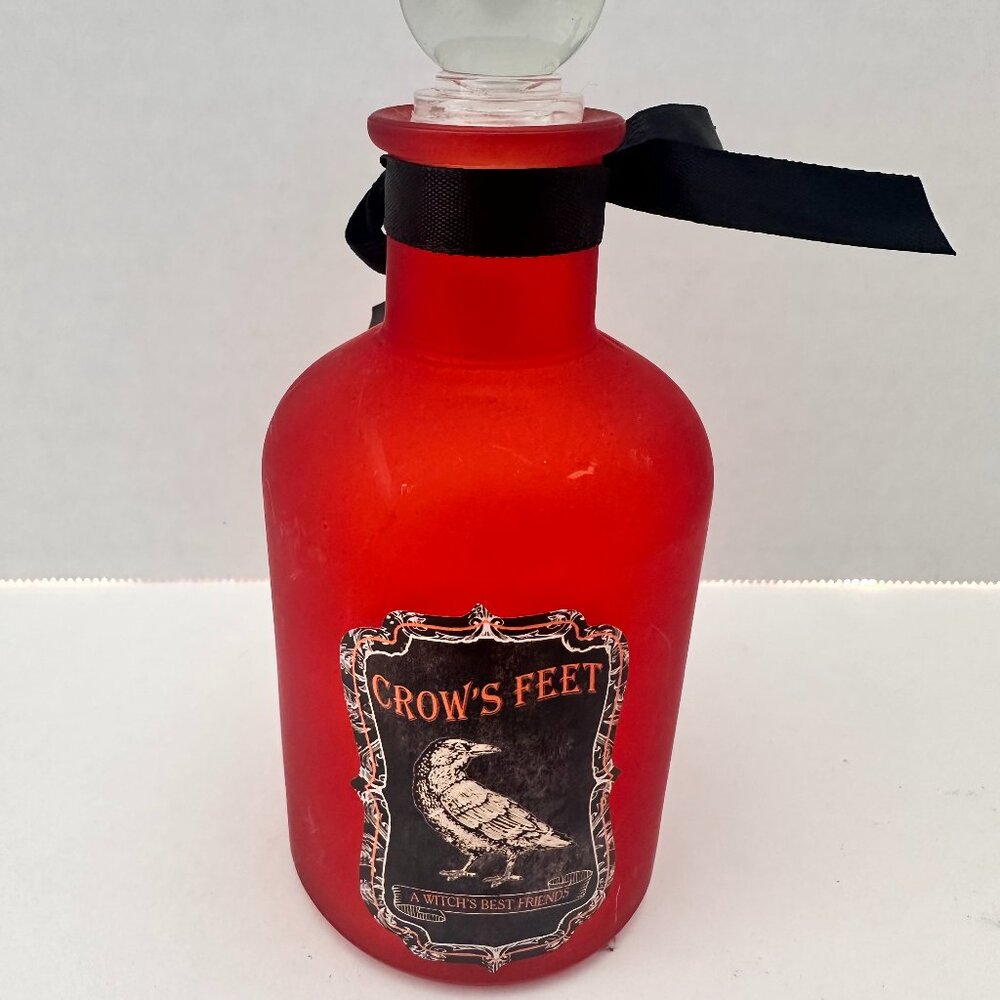 Crow’s Feet Halloween Potion Display Bottle